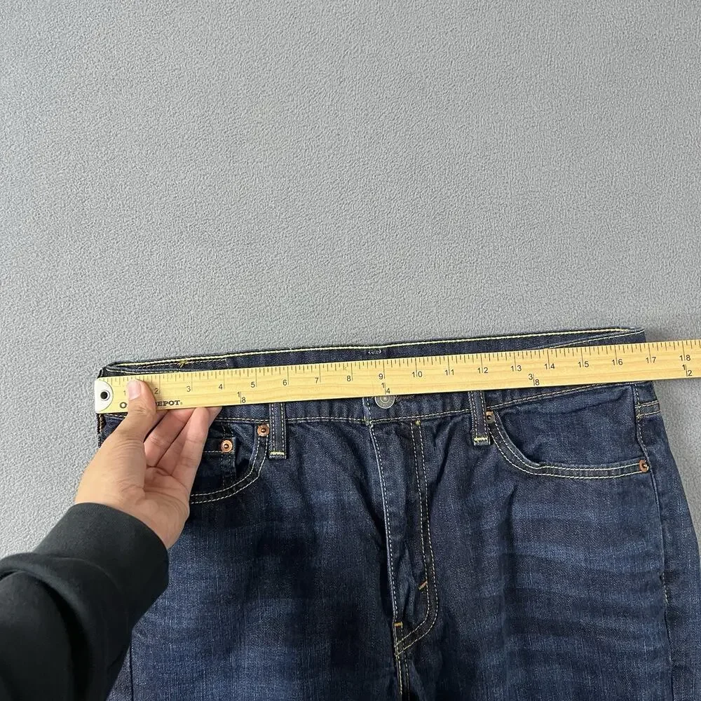 Levis 541 Jeans Mens 33X32 Blue Regular Fit Denim Athletic Fit Rocker Skater